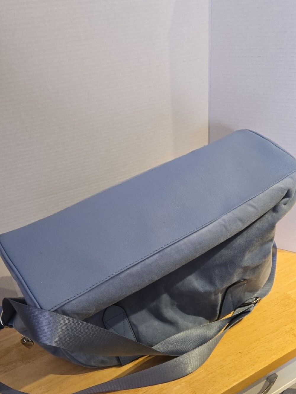 Juicy Couture Dusty Blue Suede Travel Tote - Picture 4 of 8